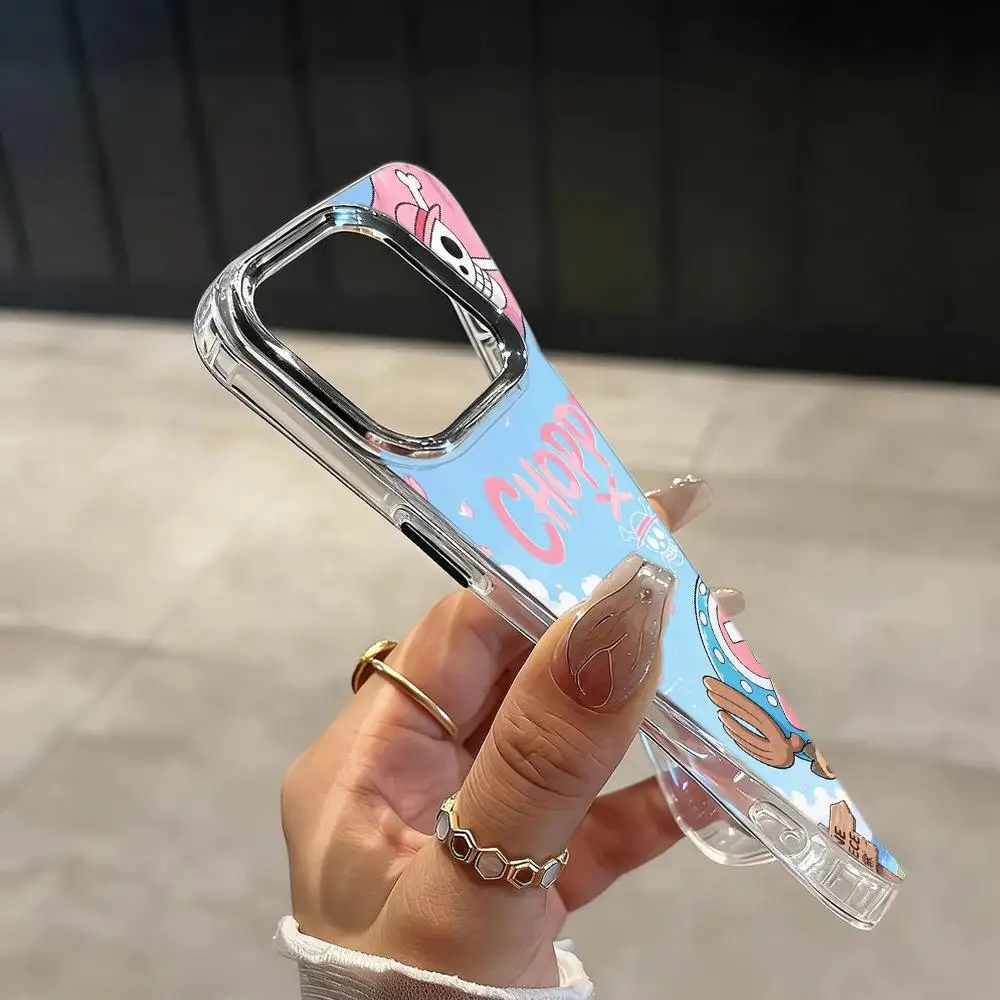 HD O-One Piece: Cute Chopper Phone Case For iPhone 17 Air 16 15 14 Plus 13 12 11 Pro Max 16e Shockproof HD Clear Back Cover XAXC