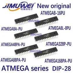 ATMEGA8A-PU 8L-8PU 48PA-PU 328P-PU 88PA-PU 168PA-PU 8-16PU DIP-28 Direct insertion 8-bit microcontroller 100%New and Original