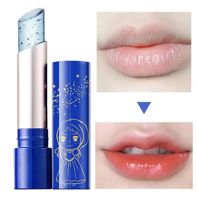 Color Changing Moisturizing Lip Balm Moisturizing Hydrating Oil Reduce Lip Lines Remove Dead Skin Transparent Mask Lip Care