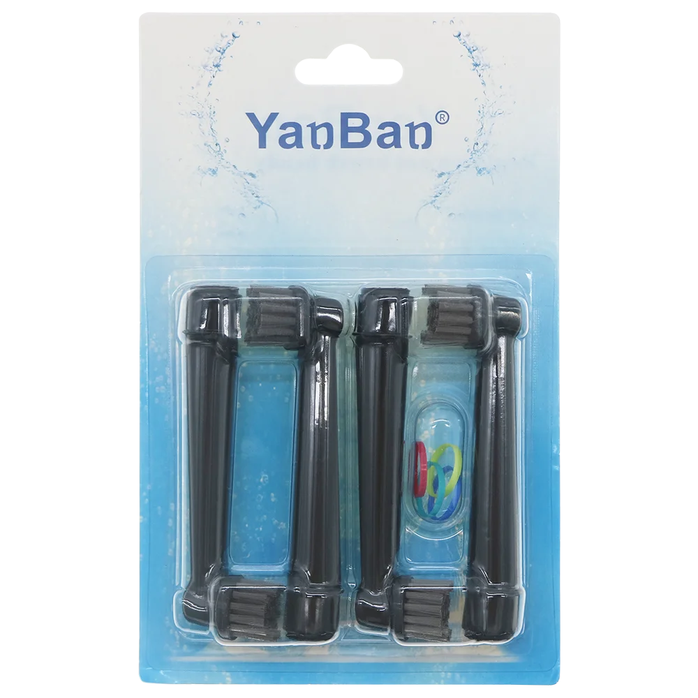 Têtes de brosse à charbon de bambou, 4 à 20 pièces, pour brosse à dents électrique oral-b Advance Po