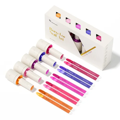 Imagen 2 del producto 5 uds * 10ml Combo Venalisa Color Kit de esmalte de uñas en Gel DIY Maincure HEMA libre Soak Off UV LED de larga duración esmalte de uñas en Gel lote