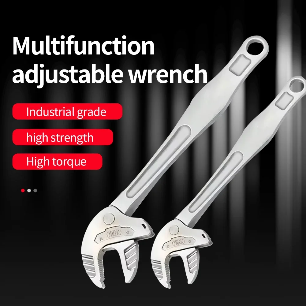 

Набор многоразмерных разводных ключей, сверхмощный для ремонта автомобилей и механических работ, универсальный гаечный ключ промышленного класса