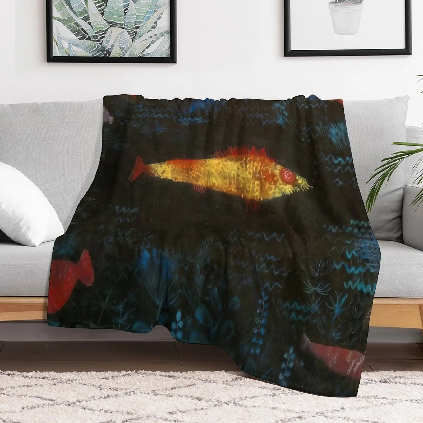 

paul klee German artist artwork, paul klee art Throw Blanket Soft Plush Plaid Moving For Sofa Thin Plaid on the sofa Blankets