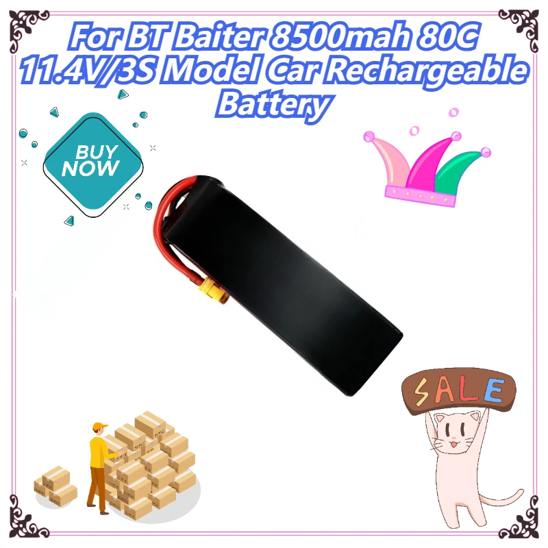 

For BT Baiter 8500mah 80C 11.4V/3S Model Car Rechargeable Battery