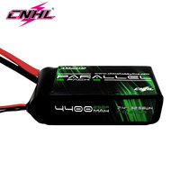 CNHL 2S 3S 7.4V 11.1V Shorty Lipo Battery 4400mAh 6200mAh 90C Soft Pack with 8awg Copper Wire for RC Car Boat Truck Airplane