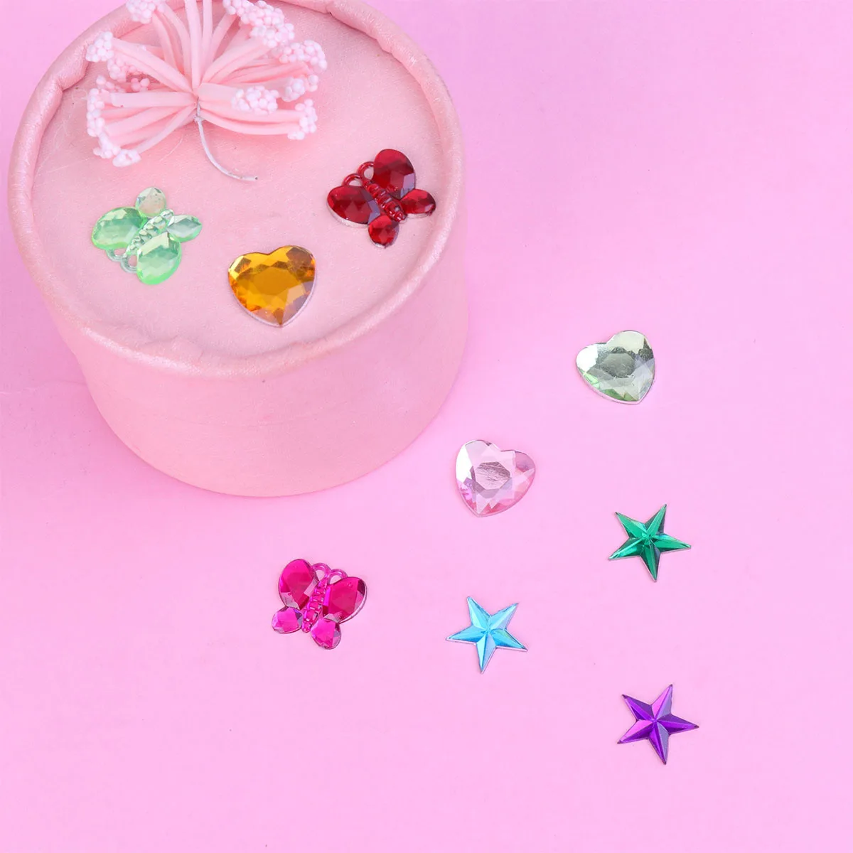 

1 Bag Colorful Acrylic Rhinestones Craft Crystals For Diy Decor Set Wedding Party Home Jewelry Making Art Projects