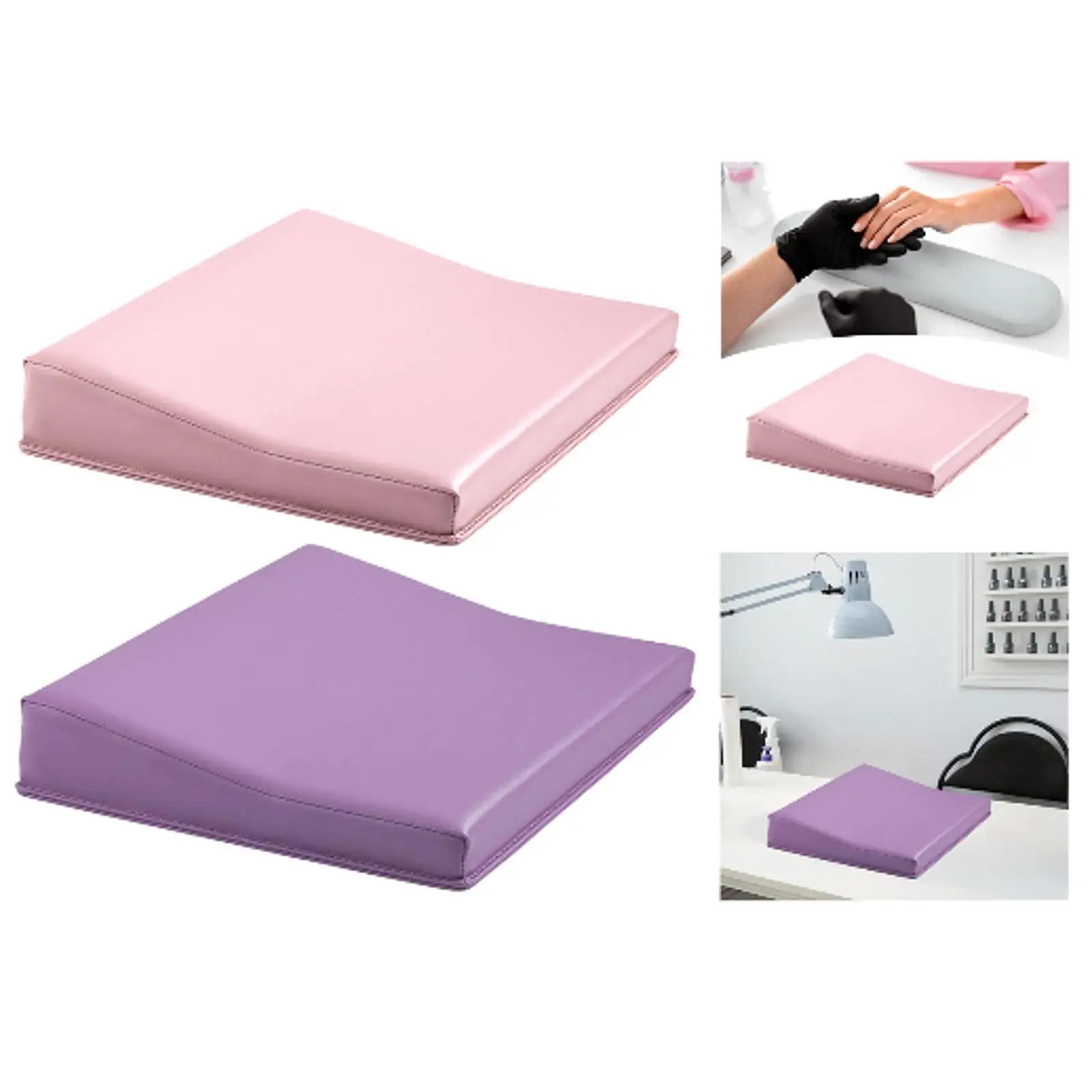 

Nail Armrest PU Leather Nail Hand Holder Hand Rest Manicure Hand Rest Pillow Cushion for Lovers Nail Polish Nail Tech Salon Home
