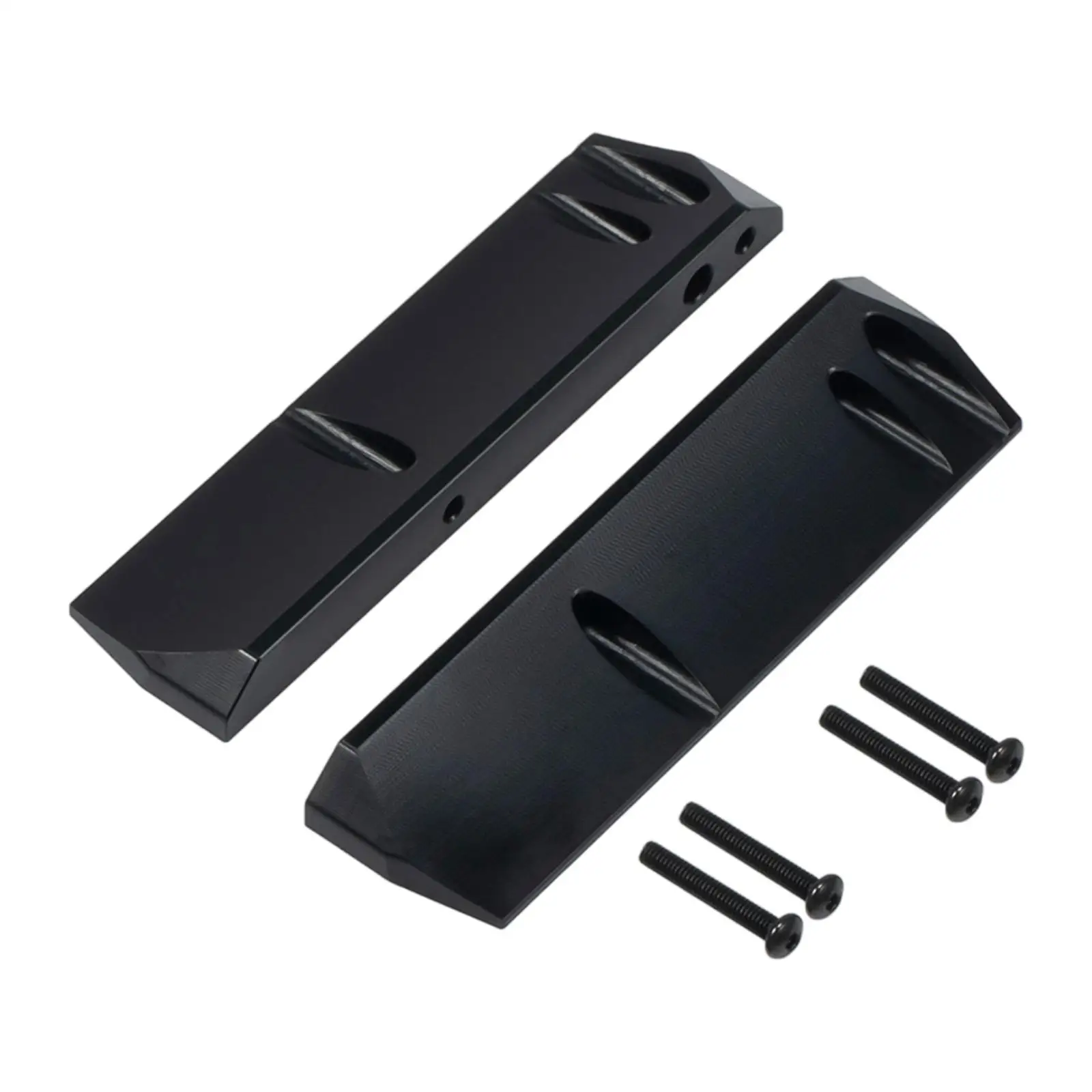 Piastra laterale Pom ESC Ricevitore batteria Pedale laterale di espansione Installazione semplice Pedane 1/18 RC Crawler Rock Slider per TRX4M