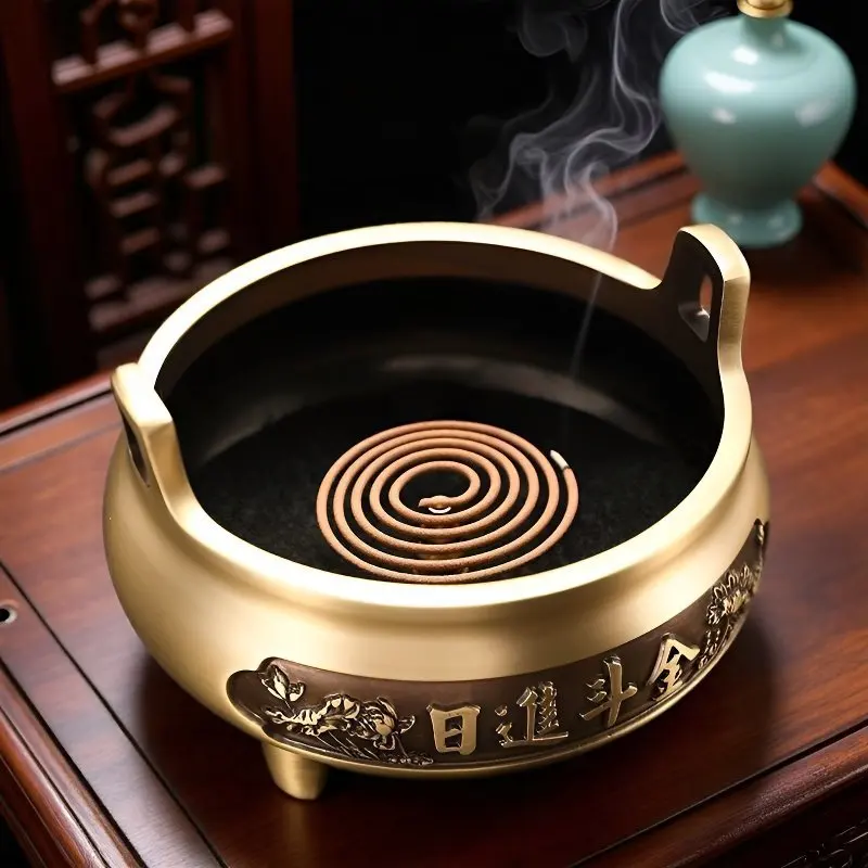 Manufacturer wholesale, in-stock supply. Zhaomi Jinbao offering , , antique-style copper incense burner for