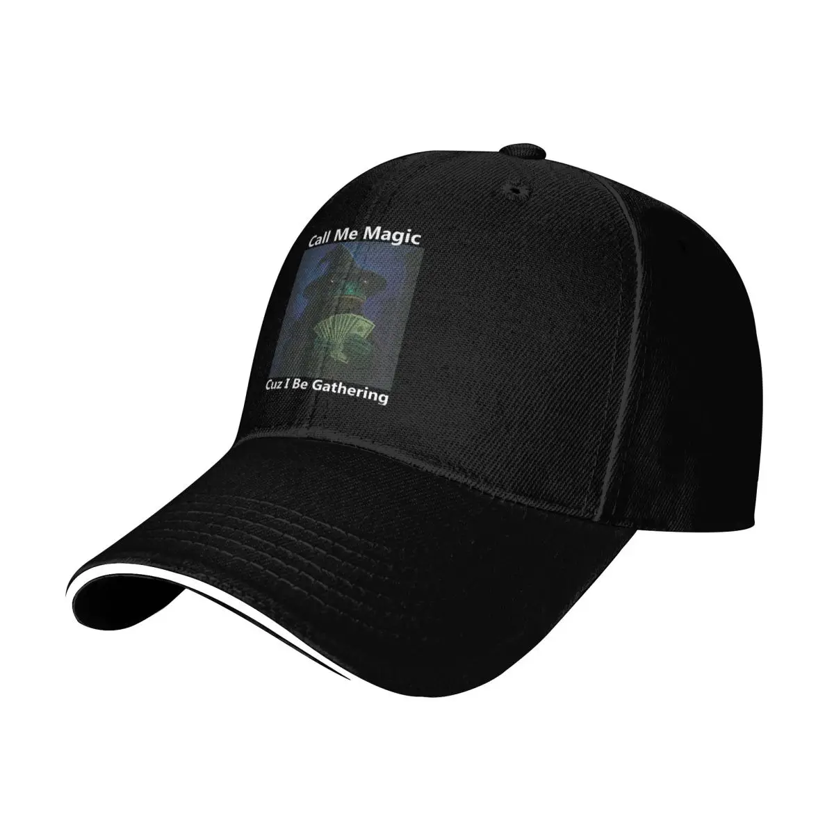 Baseball Caps Call Me Magic Cuz I Be Gathering Funny Wizard Frog Mage Trending Graphic Men Women Outdoor Summer Caps