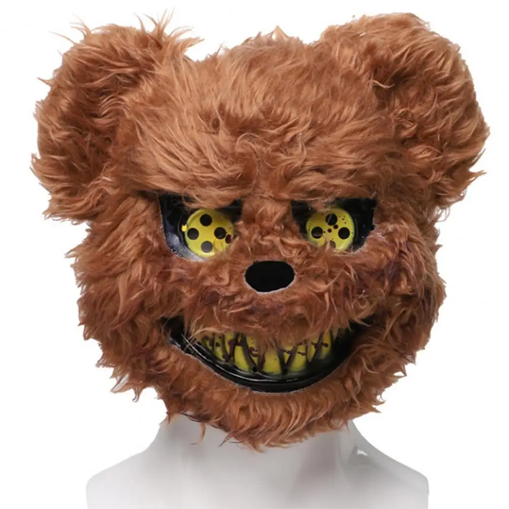 

Scary Bear Masque Bear Masquerade Spooky Halloween Bunny Masque Exquisite Realistic Props for Parties Festivals Decoration