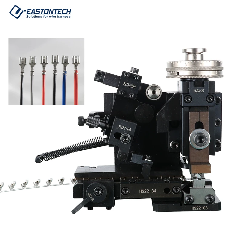 

Terminal Crimping Moulds Wire Crimping Machine EW-09H012 Mechanical Horizontal Lateral Feeding Applicator Machine