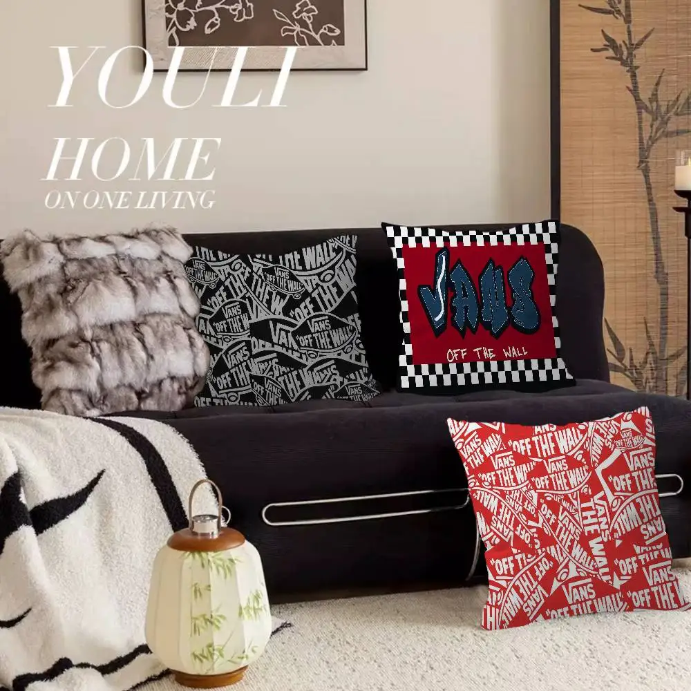 Fashion V-VANS Pillow Cover Sofa Cushion Cover Home Room Decoration Children Gift