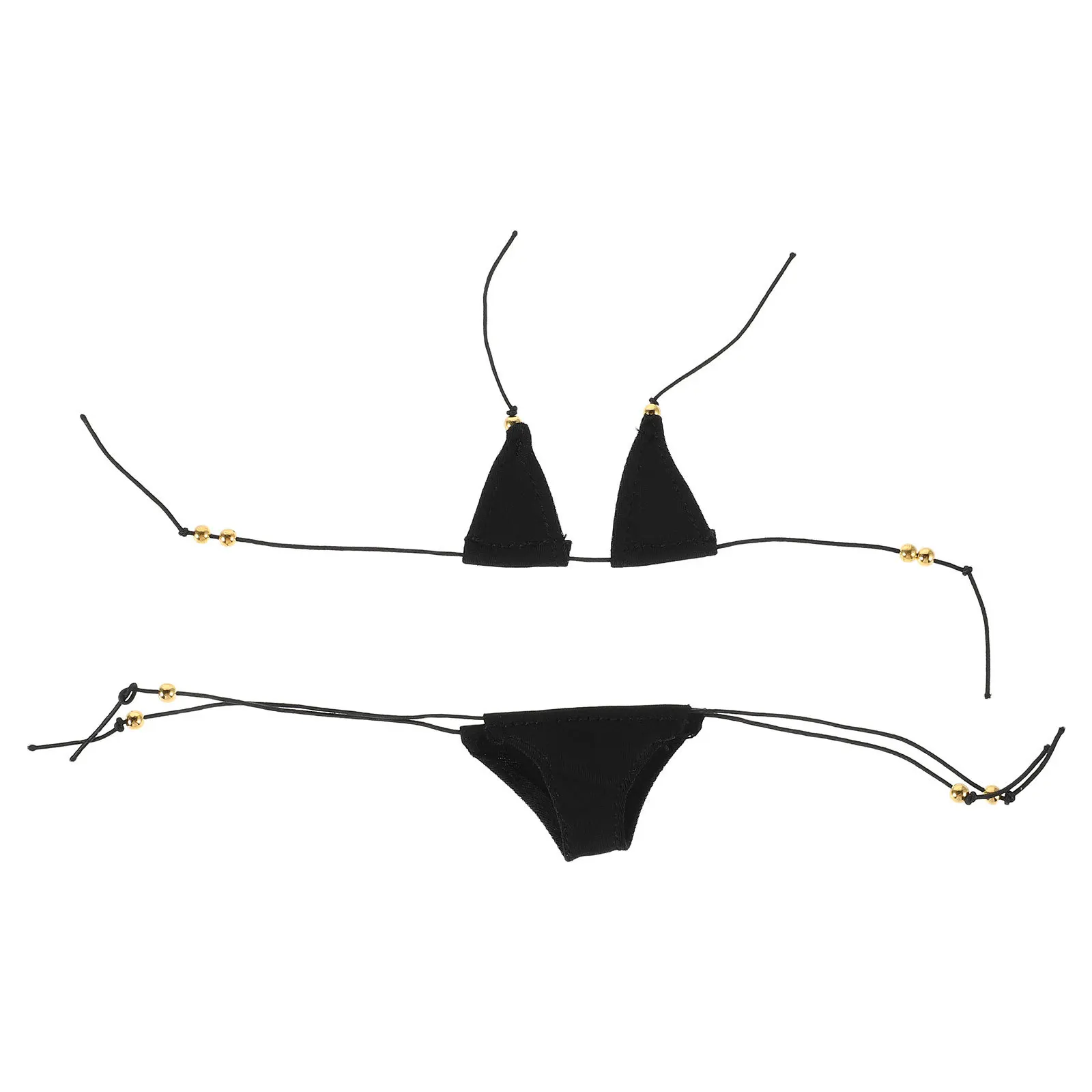 

1 set 1 Set Swimsuit Outfit Adorable Beachwear Clothes Summer Miniature Swimwear Accessories Kids Action Figures Diy Props Small