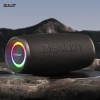 Zealot-S56 Bluetooth Speaker 40W Output Power Bluetooth Speaker with Excellent Bass Performace IPX6 Waterproof Camping Outdoor