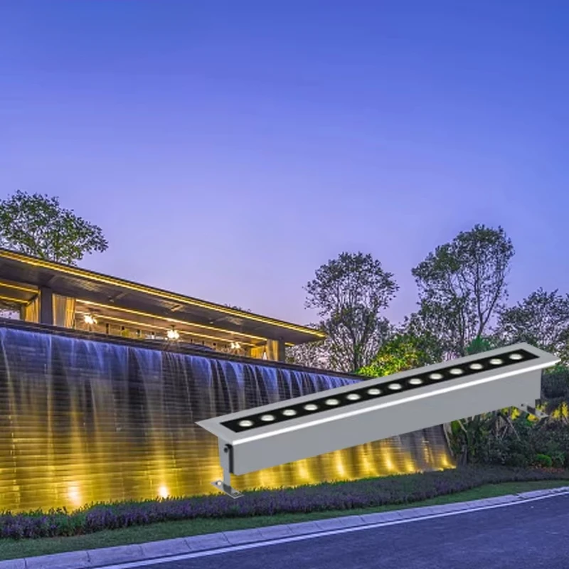 YYHC-Stainless Steel Outdoor Waterproof Fish Pond Dedicated Strip 24VLED Embedded Underwater Strip Light