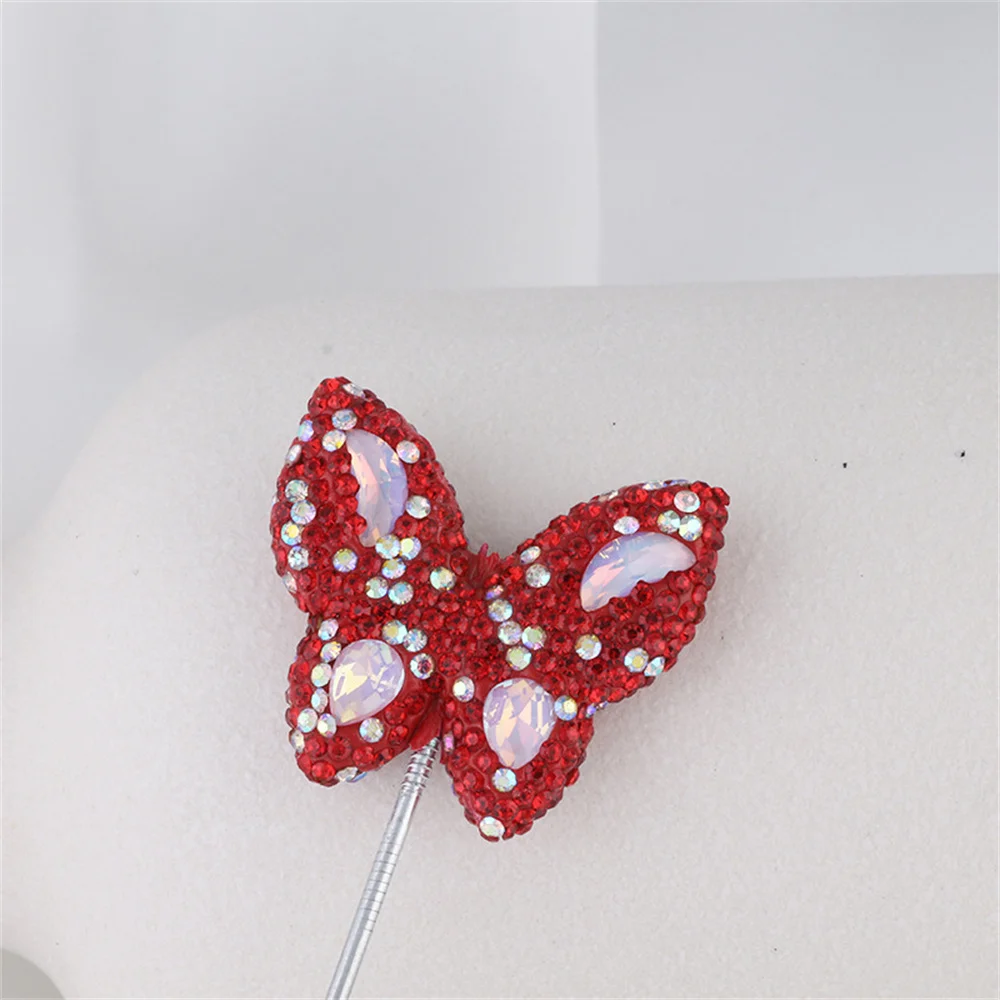 Colorful Butterfly Soft Ceramic Straight Hole Beads Manufacturer Wholesale DIY Phone Keychain Necklace Accessories