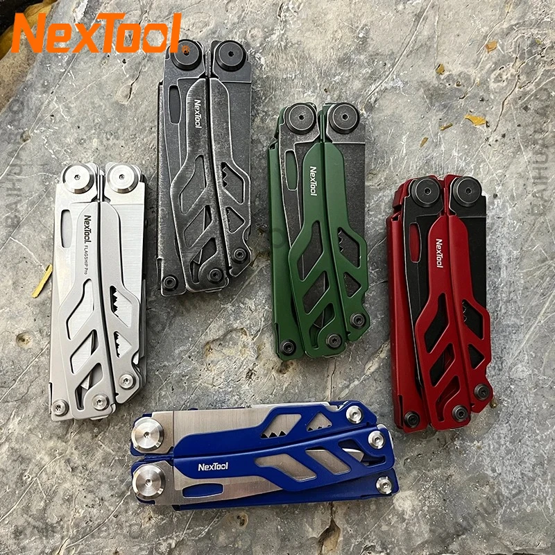 

Nextool Flagship Pro 16 in 1 Multitool with Kydex Sheath Folding Pliers Portable Pocket Multipurpose Knife Scissors Multi-tool
