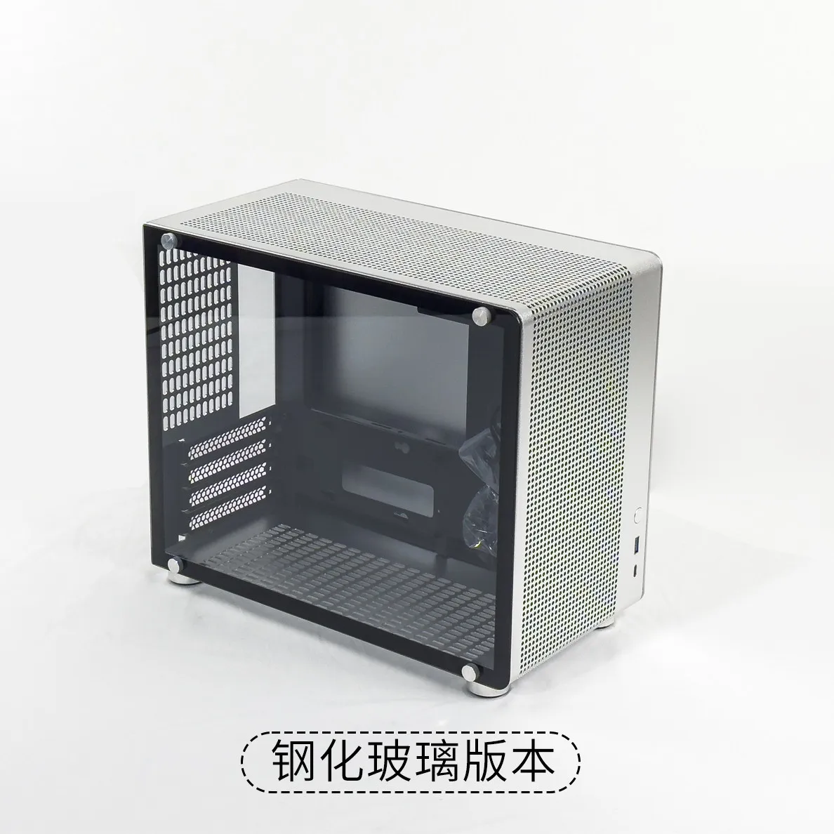 

Полностью алюминиевый корпус S402/S403 AL200 matx Компактный маленький портативный корпус A4 с воздушным охлаждением