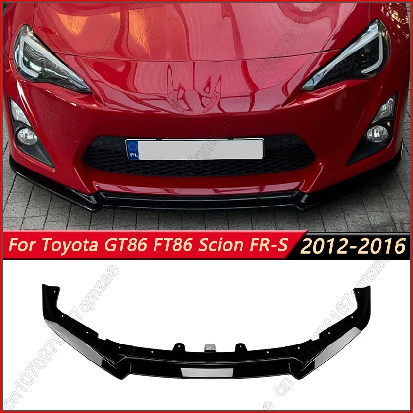 

For Toyota GT86 FT86 Scion FR-S 2012-2016 Coupe 2-Door Front Bumper Shovel Spoiler Lower Lip Splitter Exterior Modification