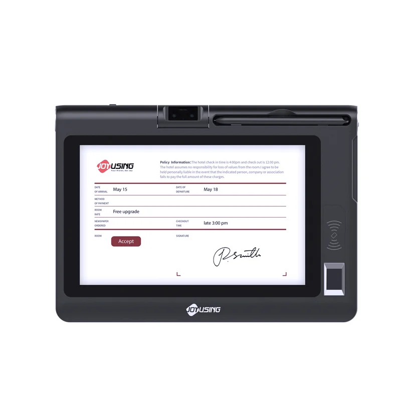 Joyusing MT510B 10.1 Inch IPS Screen Electronic Tablet OEM Signature Pad SDK Programmable Fingerprint Signature Pad