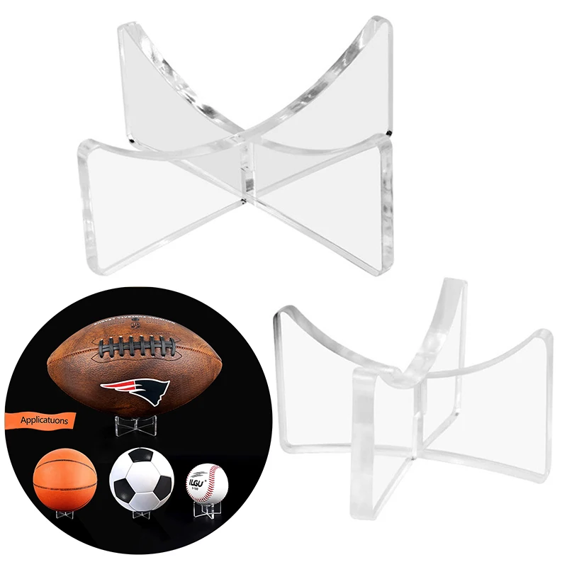Acrylic Triangle Rack Sports Ball Storage Bracket Ball Holder Basketball Display Stand Football Volleyball Soccer Display Stand