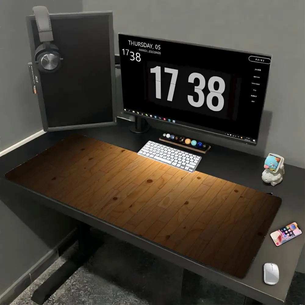 

Коврик для мыши с текстурой под дерево, геймерский большой HD компьютерный домашний стол, коврики для мыши, коврик для мыши, ковер для ноутбука, мягкий противоскользящий настольный коврик