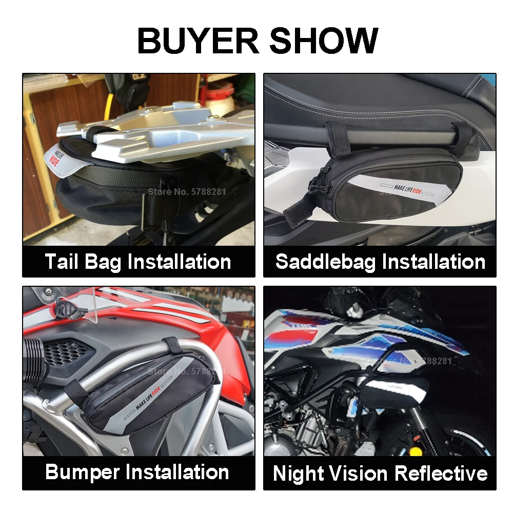 Motorcycle Tailbag Repair Tool Storage Gap Bags For YAMAHA SUPER For TENERE ES TENERE700 XTZ700 XT1200Z MT03 MT07 MT09 FZ07 FZ09