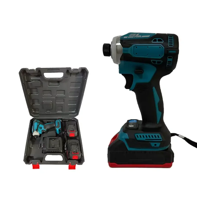 

High-Grade 20V Brushless Li-ion Rechargeable Cordless Impact Driver Industrial Electric Screwdriver