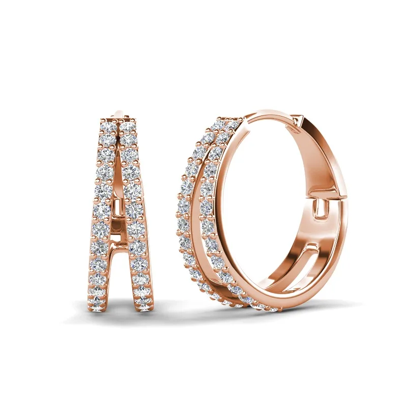

Daisini серьги-кольца из стерлингового серебра 925 пробы с кристаллами Сваровски, жемчужные серьги для женщин, повседневный пирсинг, ювелирные изделия на день рождения, подарок