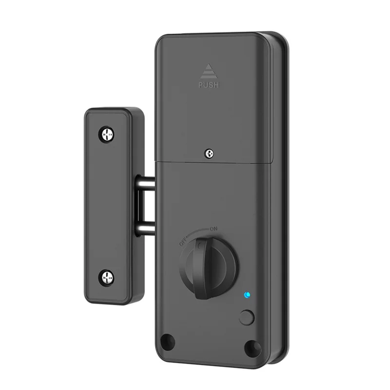 AA08-TTLOCK Punch-Free No-Drill Hole Smart Invisible Lock Keyless IC Card Lock Bluetooth Remote Control Wooden Door Mortise