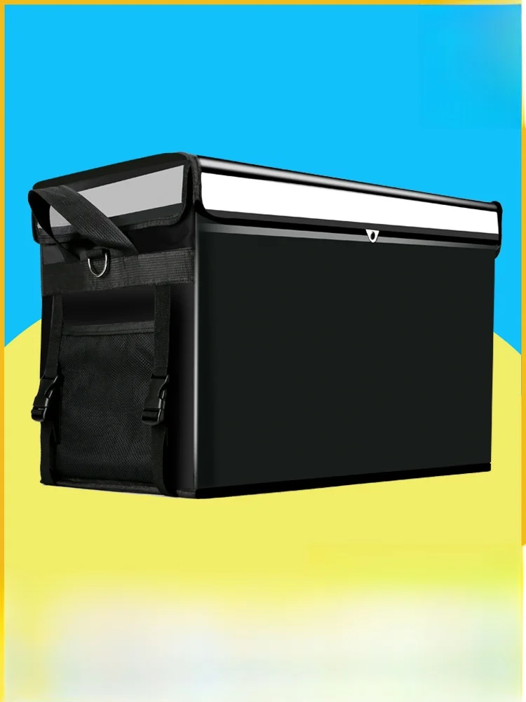 Waterproof Thermal Delivery Box Small And Large Size Meal Box Rider Equipment Meituan Delivery Oxford Cloth Material Foldable
