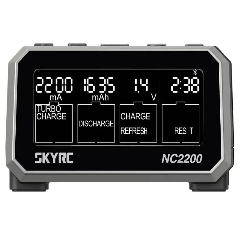 SKYRC NC2200 Bluetooth Smart Fast Charger Discharger Refresh Analyzer for AA/AAA Battery RC FPV Racing RC Quadcopter Parts