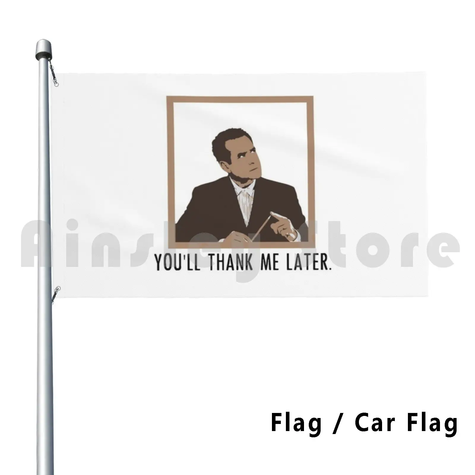 Monk Flag Car Flag Printing Custom Monk Youll Thank Me Later Adrian Monk Detective Tv Show Monk Tv Show