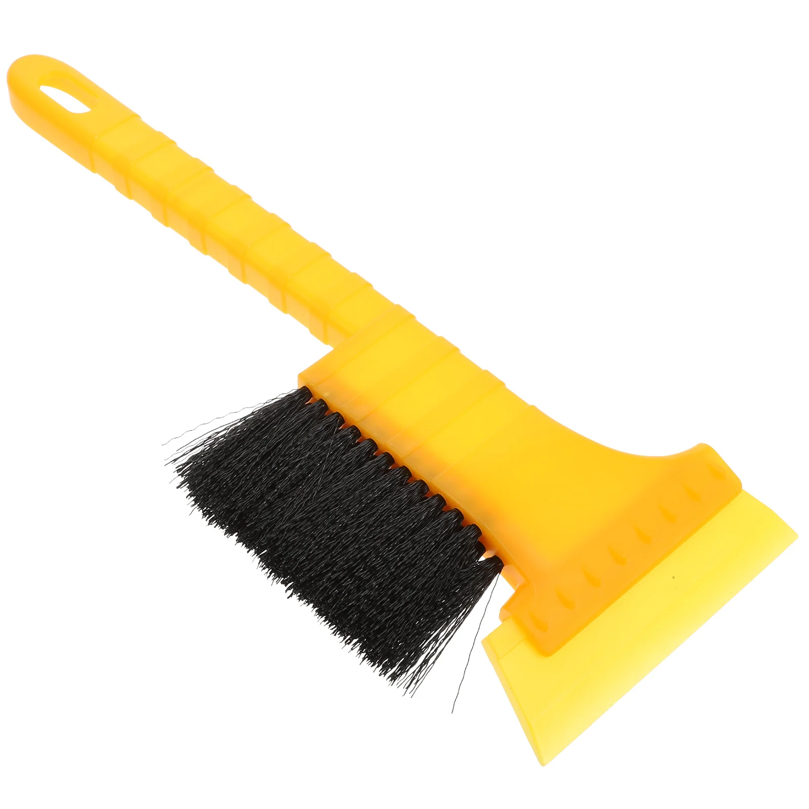 Brosse à neige et glace pour voiture, démontage polyvalent automobile, pelle en plastique ABS jaune pour pare-brise