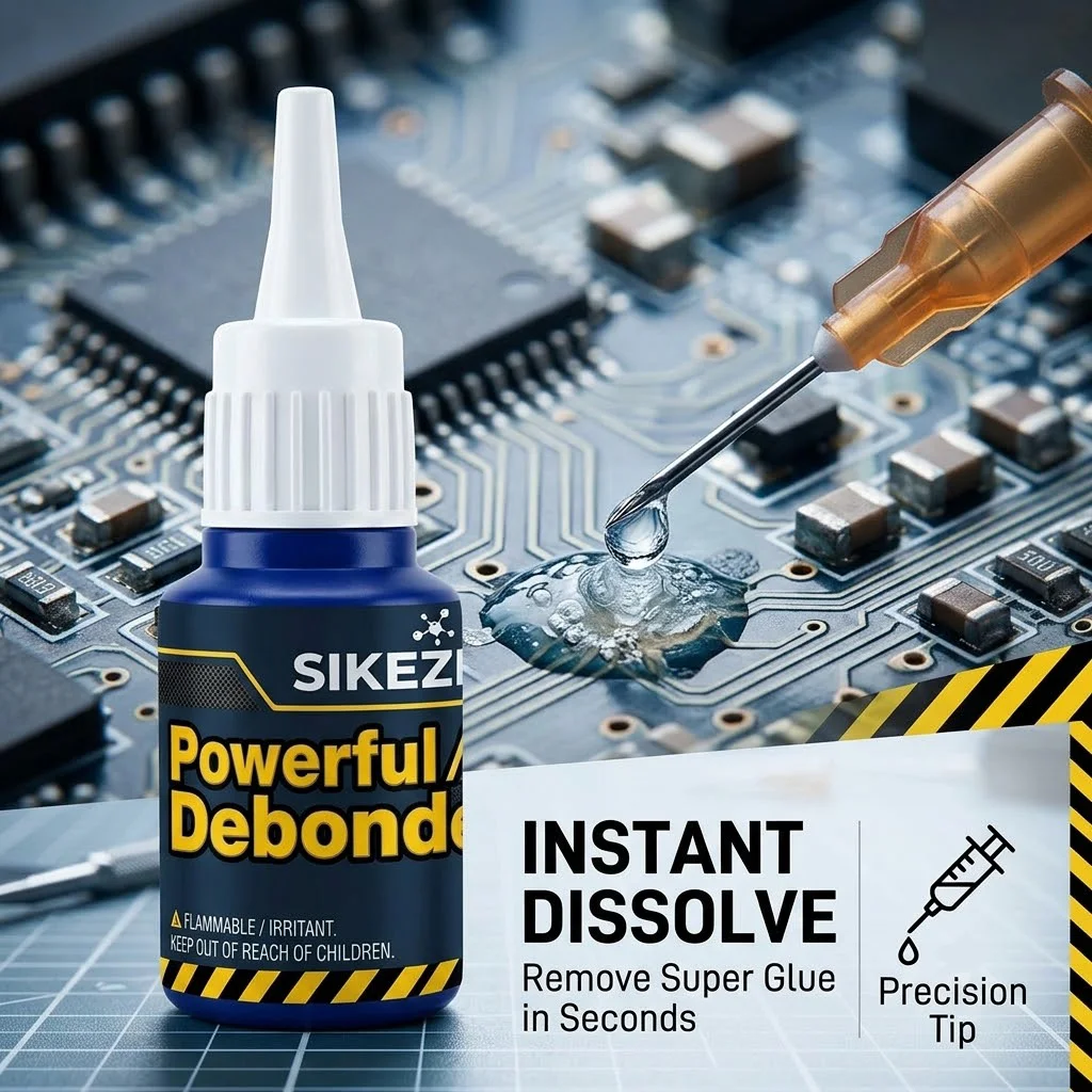 20ml Powerful Efficient Glue Remover Strong Adhesive Debonder Fast Acting Degumming Cleaner Solution Super Glue Sticker Remover