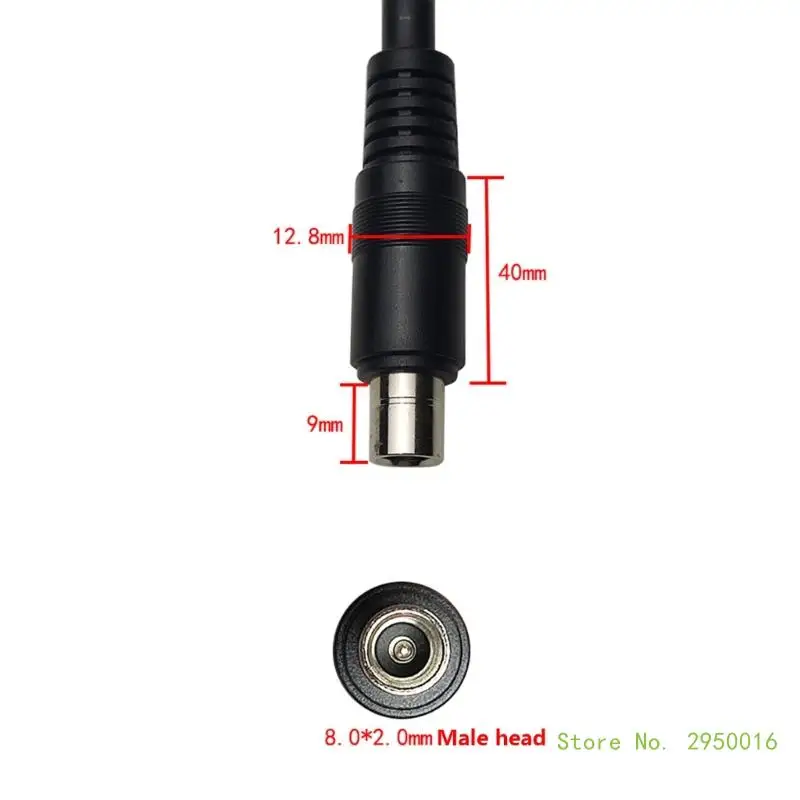 Universal DC5521 To DC8020 Power Cord For Portable Electronics Small Appliances Photovoltaic Energy Storage Cable