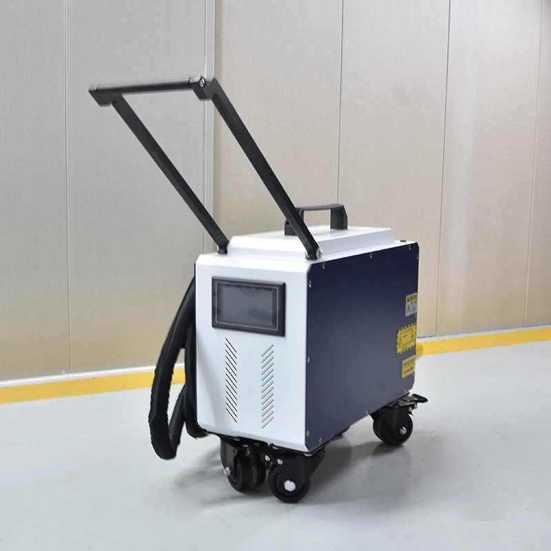 100w 200w 300w 500w Handheld Mopa Pulse Metal Wood Fiber Laser Cleaning Machine Rust Painting Removal