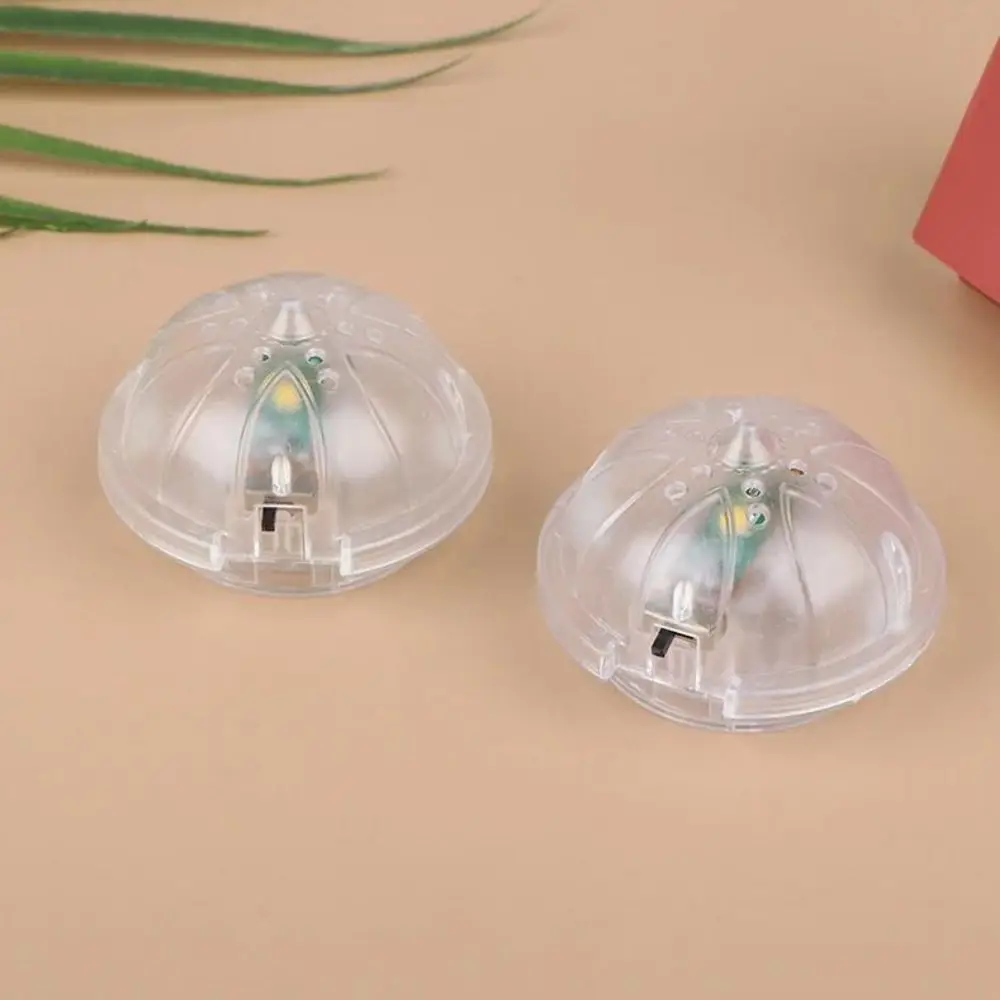 Casa de muñecas de plástico de alta calidad, parque de iluminación en miniatura, 5x5x3cm, farola de simulación transparente, juguetes para niños, regalo