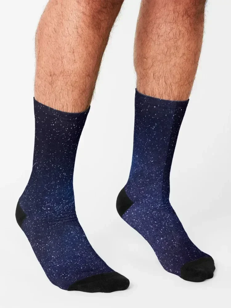 Kaus Kaki Langit Berbintang Kaus Kaki Pemanas Musim Dingin Pria Termal Sepatu Retro Kaus Kaki Wanita Kaus Kaki Pria