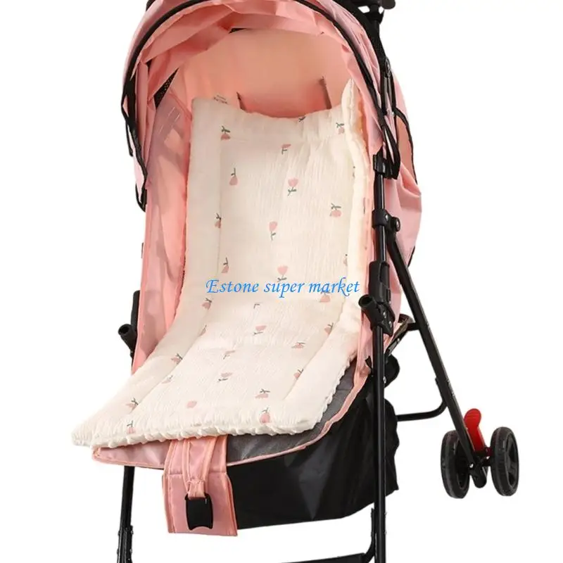 

090B Двусторонняя хлопковая подушка-вставка для тележки для детского автокресла и колясок