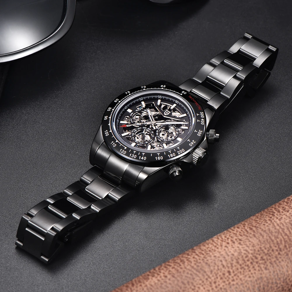 PAGANI DESIGN 40MM Mens mechanical Watches 2023 Top Luxury Automatic Watch For Men Waterproof Sports Sapphire Mirror Gift Clock