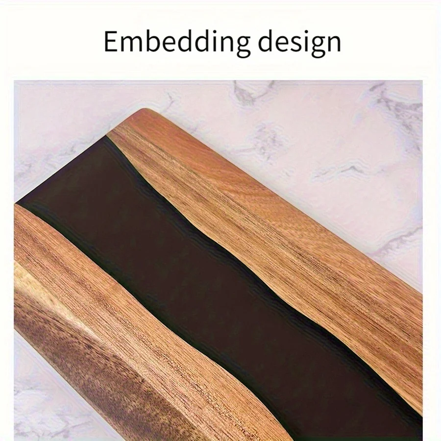 River Resin Acacia Wood Cut Vegetable Board, Cheese Cooked Food Board, Meat, Bread, Vegetable and Fruit Cooked Food Board, Kitch