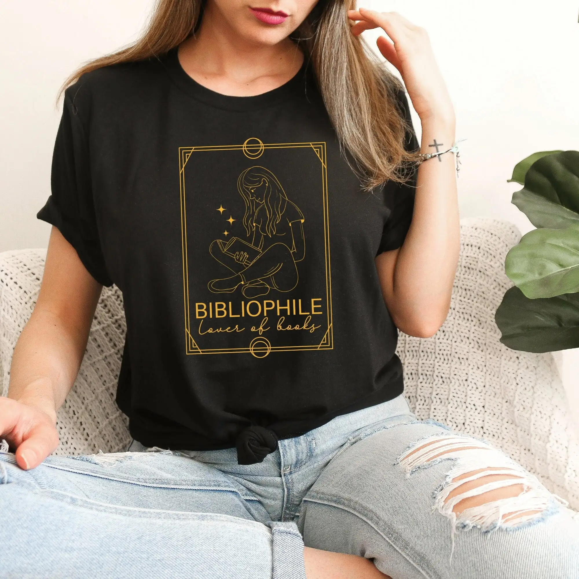 Bibliophile Tarot Card Bookish T Shirt Introvert Booklovers For Readers