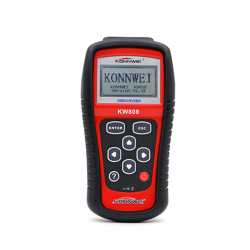 

Hot Sale KONNWEI KW808 OBDII / EOBD CAN Auto Diagnostic Scanner Reviews Engine KW808 Code Readers