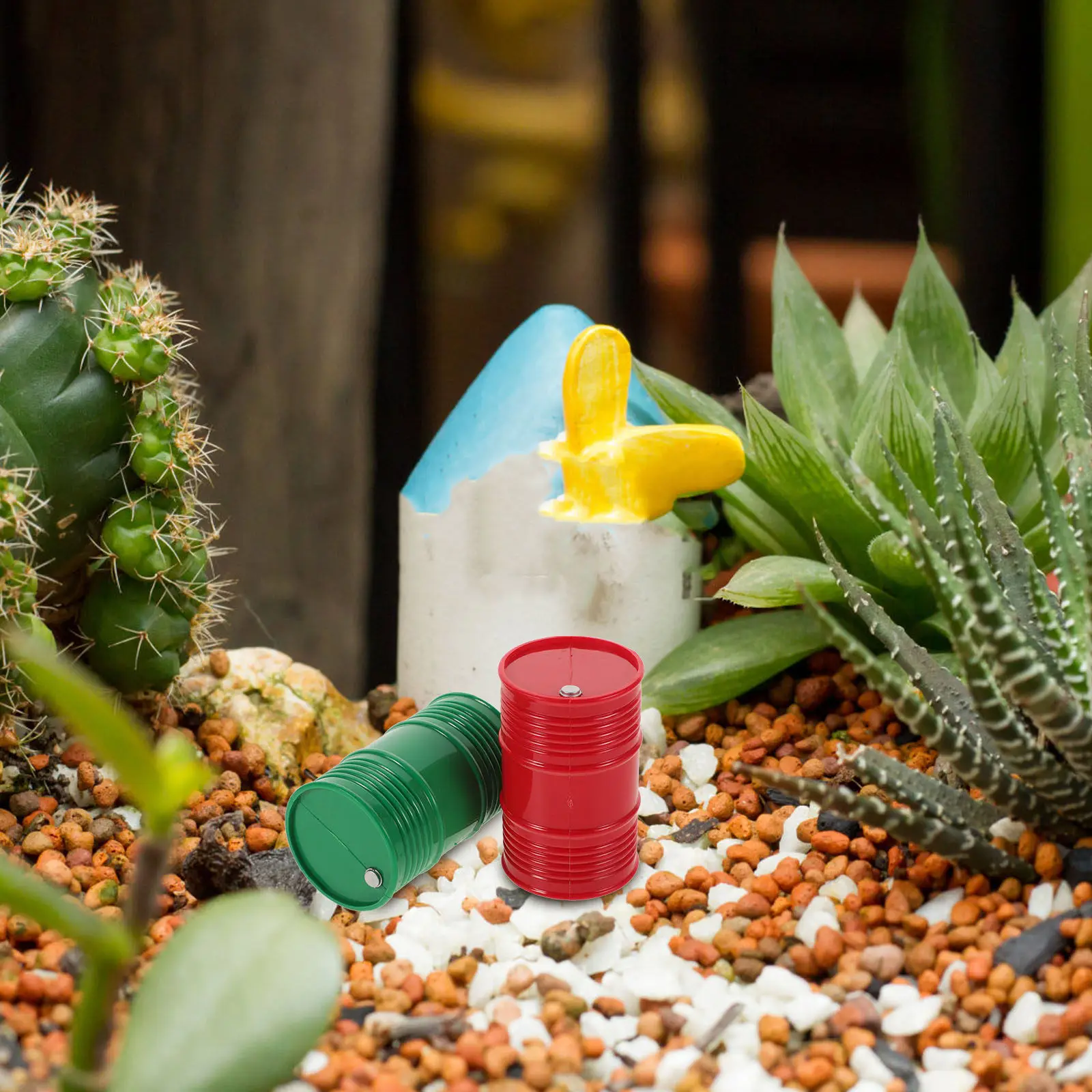 

2 шт. реалистичные имитационные бочки для топлива в масштабе 1/10 для радиоуправляемых грузовиков, пластиковые топливные баки, декоративные аксессуары, прочные, для внедорожников