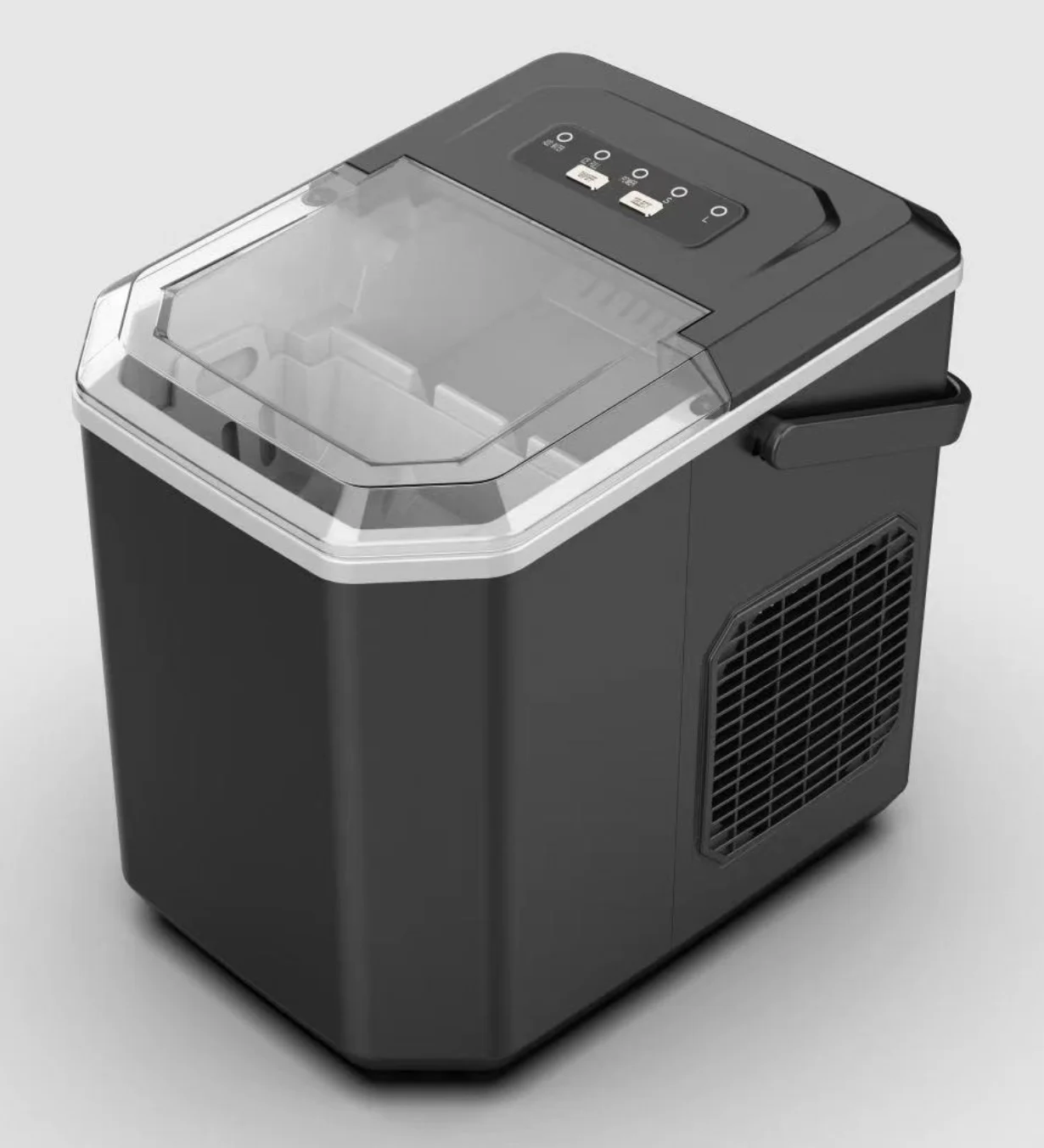 Hot Sales Household Portable Electric 110v/220v Ice Cube Maker Automatic Stainless Steel Housing Ball Ice Machine Maker Home