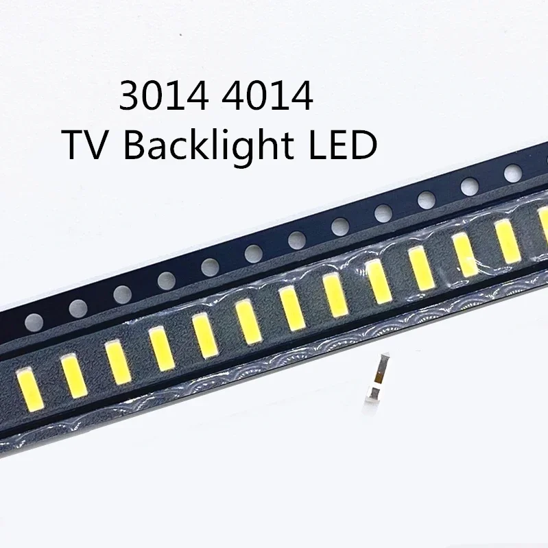 100pcs TV Backlight 3V LED SMD 3014 4014 Cool cold white LCD Backlight for TV Application 3000K 4000K 5500K 6000K 9000K