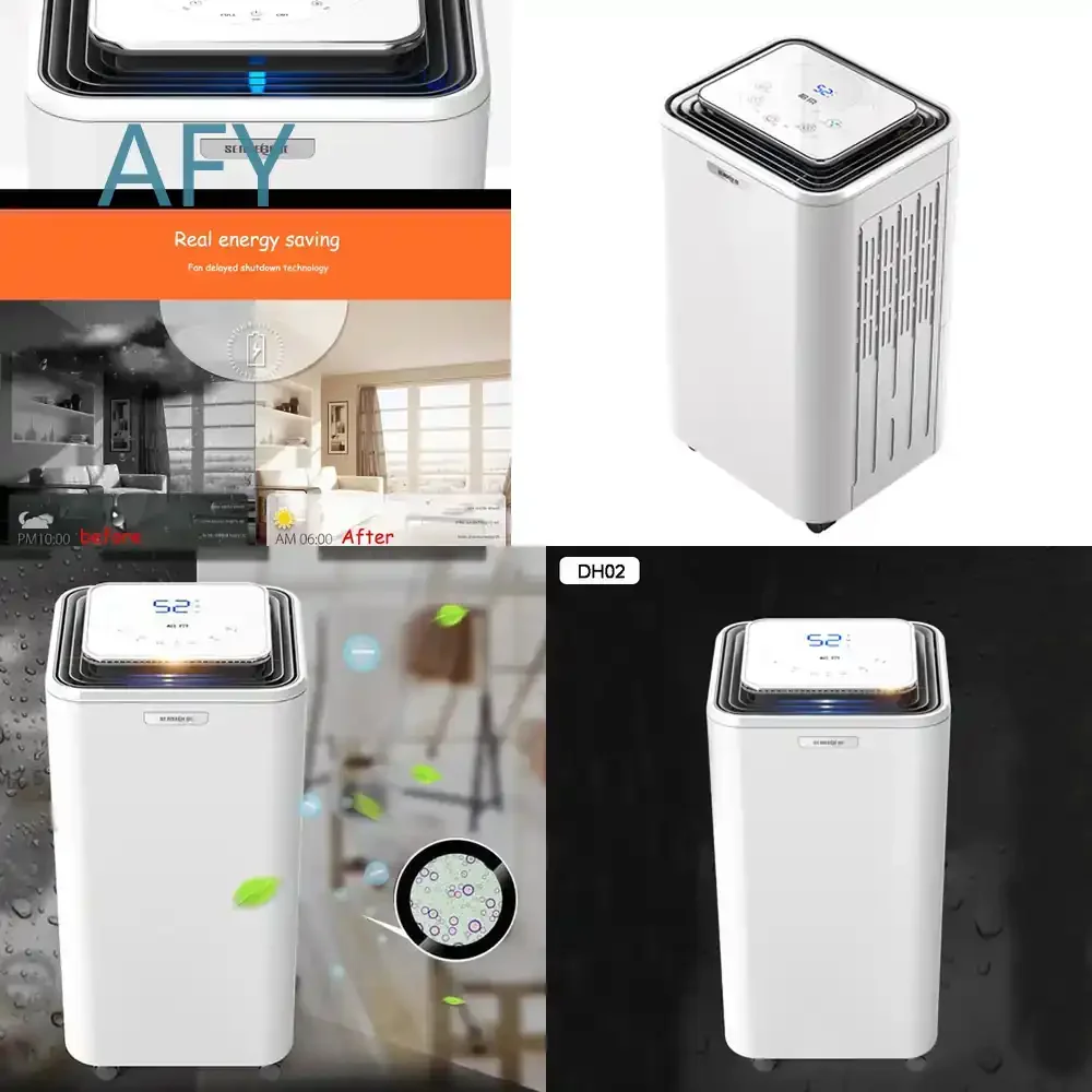 2025 New Home Dehumidifier for Bedroom Living Room Basement Office Air Dryer Air Freshener Mute Low Noise Moisture Absorber