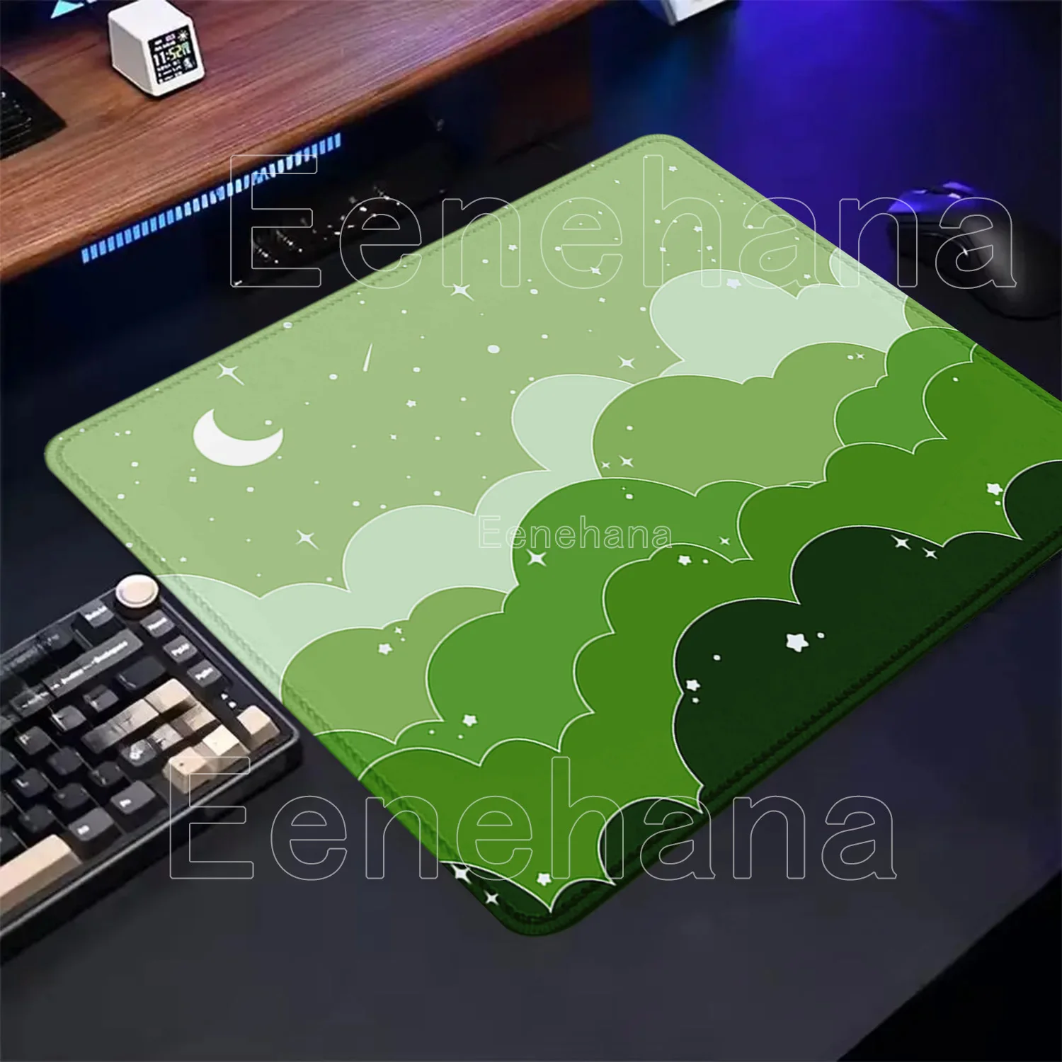 Mousepad Cartoon Clouds small Size Kawaii Computer Mouse Pad Rubber HD Printing PC Gaming overlock Keyboard 400x450mm Desk Mat